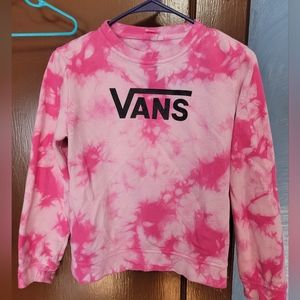 Kids vans crew neck size Large